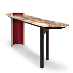 Консоль с овальной столешницей со светодиодной подсветкой Ruby варинант исполнения - 1 | Loft Concept в Ростове-на-Дону