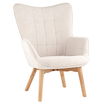 Белое кресло на ножках из массива CORDELIA варинант исполнения - 1 | Loft Concept в Ростове-на-Дону