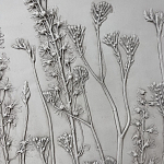 Панно Серые цветы варинант исполнения - 4 | Loft Concept в Ростове-на-Дону