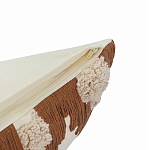 Чехол на подушку с вышивкой в виде геометрических узоров Beige Calista Square варинант исполнения - 3 | Loft Concept в Ростове-на-Дону