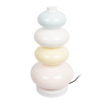 Настольная лампа из стеклянных сфер в пастельных тонах Высота 40 см Pastel Lunaria варинант исполнения - 2 | Loft Concept в Ростове-на-Дону