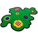 Дизайнерский ковер с цветами Poltronova Tappeto Prato Rug варинант исполнения - 2 | Loft Concept в Ростове-на-Дону