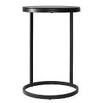 Кофейный столик круглый чёрный Compact Loft варинант исполнения - 1 | Loft Concept в Ростове-на-Дону