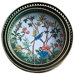 Комплект из 3-х подносов из металла в стиле Шинуазри Chinoiserie Flower варинант исполнения - 1 | Loft Concept в Ростове-на-Дону