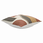 Подушка декоративная с геометрическим узором и плетенными вставками Divine Abstractions варинант исполнения - 1 | Loft Concept в Ростове-на-Дону