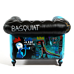 Кресло "Баския и Уорхол" Basquiat Warhol graffiti chair натуральная кожа варинант исполнения - 5 | Loft Concept в Ростове-на-Дону