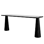 Консоль чёрная на 2-х конусообразных ножках Eros варинант исполнения - 4 | Loft Concept в Ростове-на-Дону