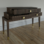 Премиальная Консоль с тремя ящиками Elsa Dreams Walnut варинант исполнения - 2 | Loft Concept в Ростове-на-Дону