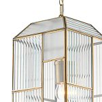 Подвесной светильник с рельефным стеклом Embossed Glass варинант исполнения - 1 | Loft Concept в Ростове-на-Дону