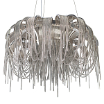 Люстра подвесная круглая с изогнутыми металлическими дугами и ниспадающими цепочками 65 см Atlantis Chain варинант исполнения - 16 | Loft Concept в Ростове-на-Дону