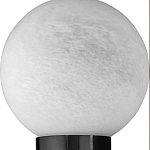 Бра цилиндрической формы чёрного цвета с 2-мя плафонами Marble Glow варинант исполнения - 5 | Loft Concept в Ростове-на-Дону