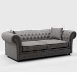 Мебельная ткань Шенилл серый цвет 142 см T4-46 варинант исполнения - 7 | Loft Concept в Ростове-на-Дону