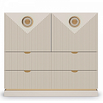 Комод с фактурным фасадом Satin Furniture варинант исполнения - 2 | Loft Concept в Ростове-на-Дону