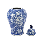 Ваза с крышкой в китайском стиле Гранатовое дерево Blooming Pomegranate варинант исполнения - 4 | Loft Concept в Ростове-на-Дону