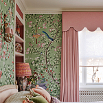 Обои ручная роспись Belvoir Pistachio варинант исполнения - 3 | Loft Concept в Ростове-на-Дону