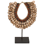 Этническое ожерелье из ракушек на подставке Ethnic Necklace Brown Shells варинант исполнения - 1 | Loft Concept в Ростове-на-Дону