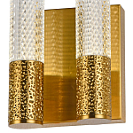 Бра с двумя плафонами латунь Dew Drops Tube Duo Brass Wall Lamp варинант исполнения - 3 | Loft Concept в Ростове-на-Дону