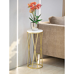 Столик дизайнерский Beige marble варинант исполнения - 6 | Loft Concept в Ростове-на-Дону