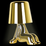 Настольная лампа фигурная цвета золото с гладким абажуром Высота 16 см Sophia варинант исполнения - 3 | Loft Concept в Ростове-на-Дону