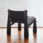 Кресло черно-белое со съемными подушками Celebrity варинант исполнения - 3 | Loft Concept в Ростове-на-Дону