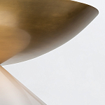 Подвесной светильник латунного цвета с конусовидным белым плафоном Quintiesse варинант исполнения - 12 | Loft Concept в Ростове-на-Дону