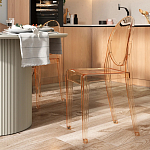 Прозрачный стул с янтарным оттенком LOUIS GHOST CHAIR варинант исполнения - 8 | Loft Concept в Ростове-на-Дону