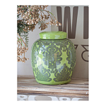 Банка с крышкой Porcelain Malachite Jar варинант исполнения - 3 | Loft Concept в Ростове-на-Дону