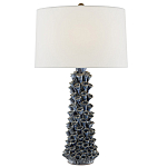 Настольная лампа с корпусом из цветков колокольчика Cascade of Blue Flowers варинант исполнения - 2 | Loft Concept в Ростове-на-Дону