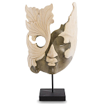 Маска ручной работы деревянная резная Mask Flower варинант исполнения - 1 | Loft Concept в Ростове-на-Дону