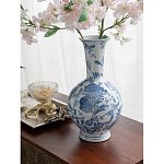 Ваза фарфоровая с синими цветочными мотивами Independence варинант исполнения - 4 | Loft Concept в Ростове-на-Дону