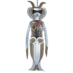 Кукла из джинсовой одежды и армейских палаток Rusalka Jeans&Tents варинант исполнения - 1 | Loft Concept в Ростове-на-Дону