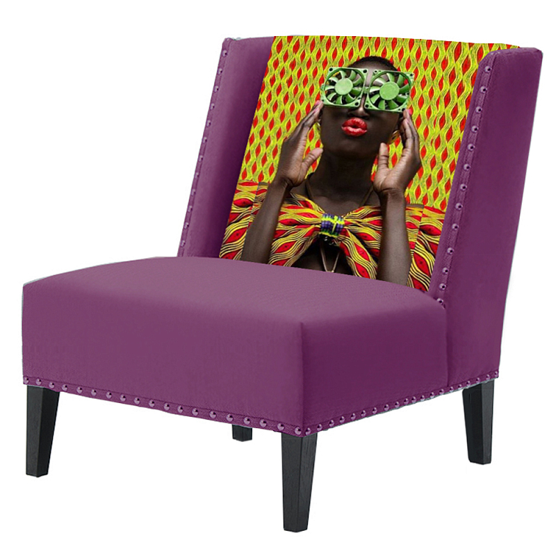 FUN Armchair Disco Purple        -- | Loft Concept 