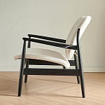 Кресло с каркасом и ножками из древесины и мягкими сиденьем и спинкой Venice варинант исполнения - 4 | Loft Concept в Ростове-на-Дону