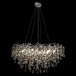 Люстра подвесная с прозрачными стеклянными подвесками в форме капель Диаметр 80 см Droplet Chandelier варинант исполнения - 3 | Loft Concept в Ростове-на-Дону