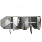 Комод с фасадом из геометрических фигур Coleccion Alexandra варинант исполнения - 1 | Loft Concept в Ростове-на-Дону