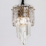 Подвесной хрустальный светильник Harmonica Crystal Gold Hanging Lamp варинант исполнения - 3 | Loft Concept в Ростове-на-Дону