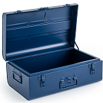 Металлический сундук Metal Dark Blue варинант исполнения - 3 | Loft Concept в Ростове-на-Дону