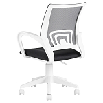 Офисное кресло с основанием из белого пластика Desk chairs Black варинант исполнения - 5 | Loft Concept в Ростове-на-Дону