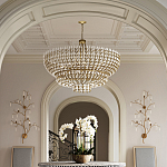 Бра с каркасом в виде веток усыпанных кристаллами Branches with Crystals варинант исполнения - 4 | Loft Concept в Ростове-на-Дону