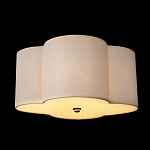 Потолочный светильник с белым волнистым плафоном из ткани Vitorino варинант исполнения - 2 | Loft Concept в Ростове-на-Дону