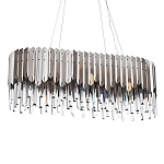 Большая многоярусная люстра Iroh Future Хром варинант исполнения - 1 | Loft Concept в Ростове-на-Дону