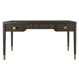 Письменный стол Elsa Dreams Walnut Шпон дерево с двумя ящиками