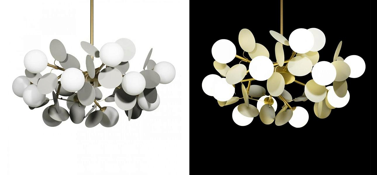 Люстра MATISSE Chandelier Gray 12 ламп Люстра MATISSE Chandelier Gray 12 ламп - Loft-Concept в Ростове-на-Дону