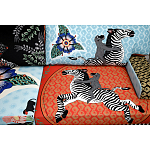 Большой Трехместный Диван с цветным принтом Qalakabusha Large Sofa варинант исполнения - 6 | Loft Concept в Ростове-на-Дону