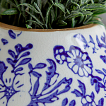 Ваза с синим цветочным узором Blue & White Ornament  варинант исполнения - 1 | Loft Concept в Ростове-на-Дону