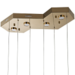 Люстра c 6-ю стеклянными плафонами золото Sparkling Bubbles Tube Gold Hanging Lamp варинант исполнения - 3 | Loft Concept в Ростове-на-Дону