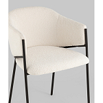 Стул Brace букле белый варинант исполнения - 2 | Loft Concept в Ростове-на-Дону