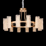 Люстра круглая с текстурными цилиндрическими плафонами Glimpse варинант исполнения - 5 | Loft Concept в Ростове-на-Дону