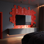 Гипсовая 3D Панель M-47 варинант исполнения - 1 | Loft Concept в Ростове-на-Дону