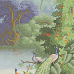 Обои ручная роспись Le Brésil Eden варинант исполнения - 2 | Loft Concept в Ростове-на-Дону